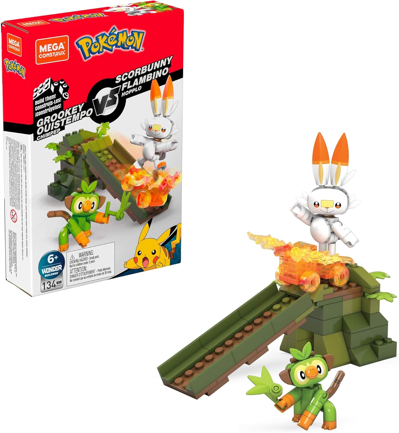 Mega Construx Pokemon Grookey vs 