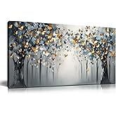 SIXTTART Butterfly Wall Art for Bedroom - Tree Wall Art Canvas for Living Room - Home Office Decor Women Size 20
