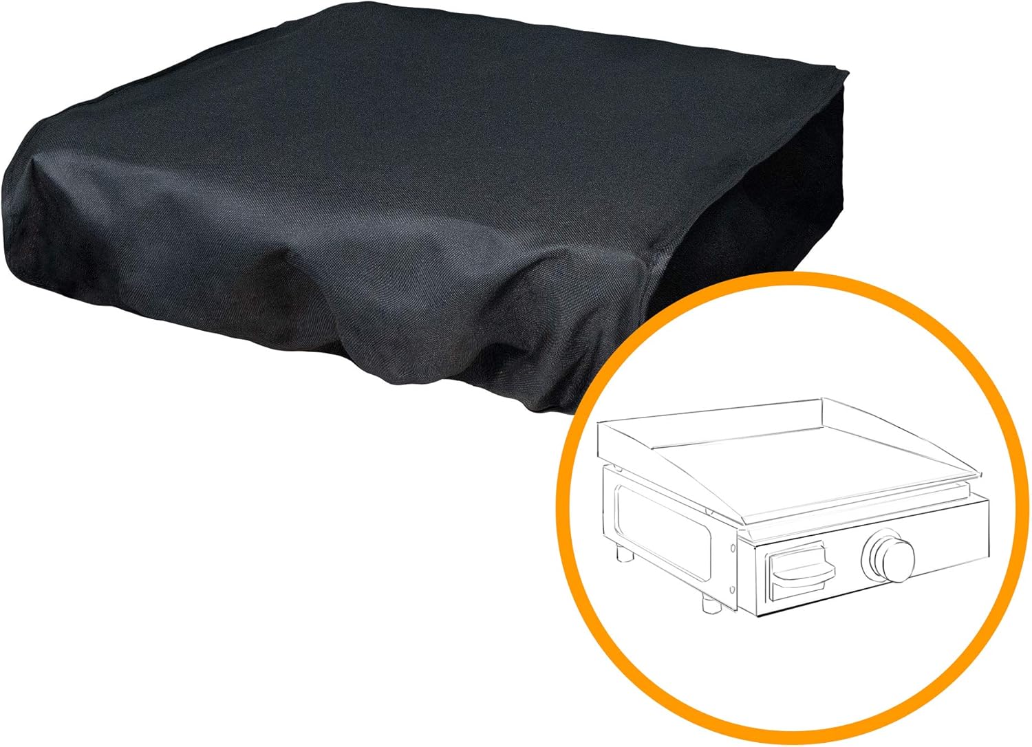 iCOVER Griddle Cover Heavy Duty Water Proof 600D Polyester Canvas