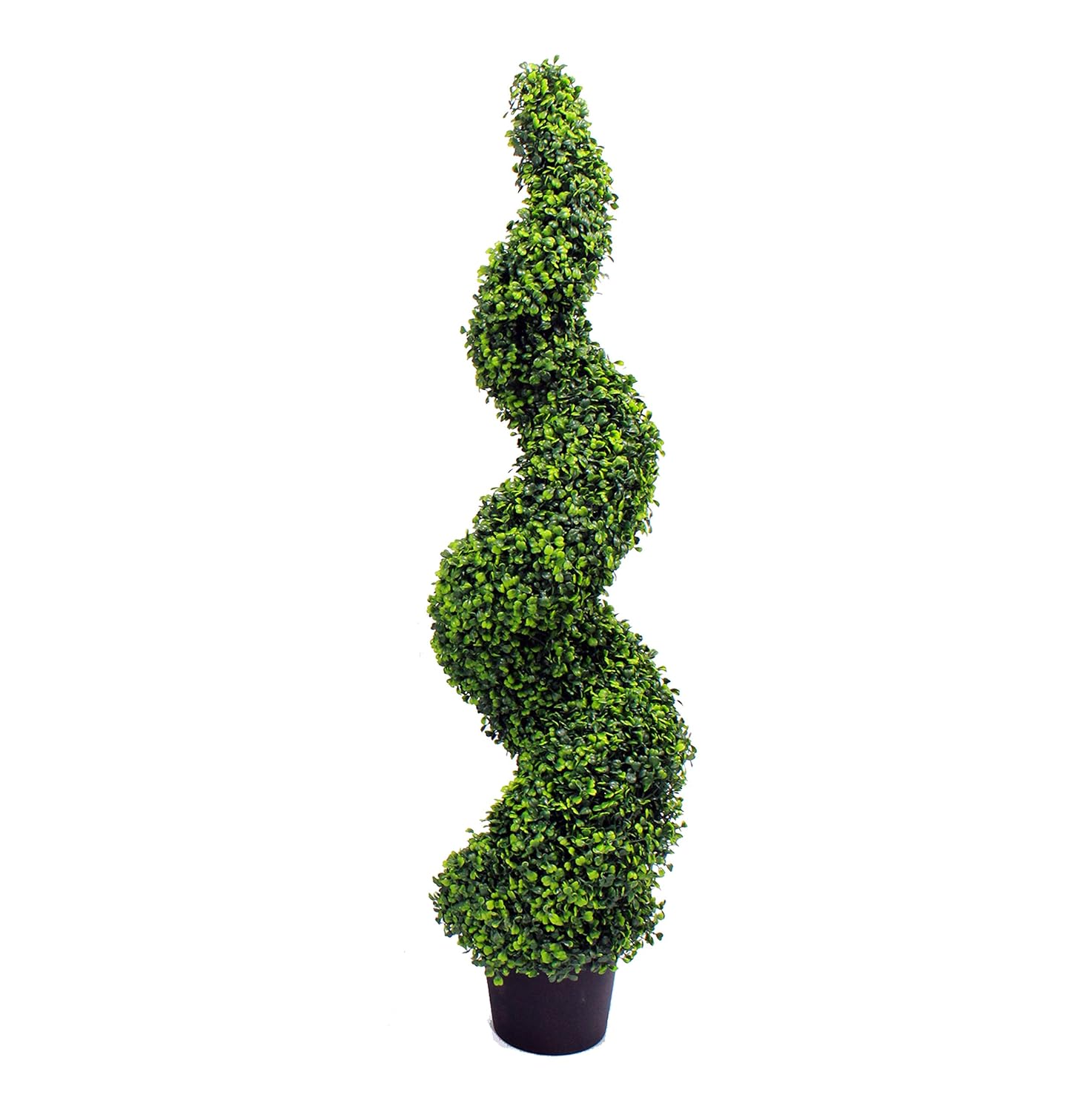 Blooming Artificial 120cm / 4ft Artificial Boxwood Spiral Topiary