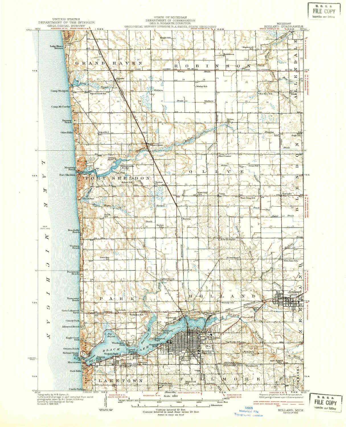 Amazon Com Yellowmaps Holland Mi Topo Map 1 62500 Scale 15 X
