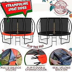 JUMPZYLLA Trampoline 8FT 10FT 12FT 14FT 15FT 16FT