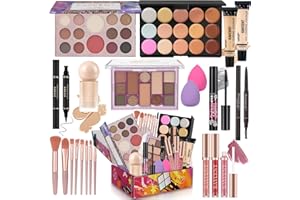 KAVCENT Makeup Kit for Women Teens Full Kit Makeup Set for Teenagers Eyeshadow Palette Foundation Makeup Kits for Teen Girls Makeup Gift Sets for Women Christmas Teens