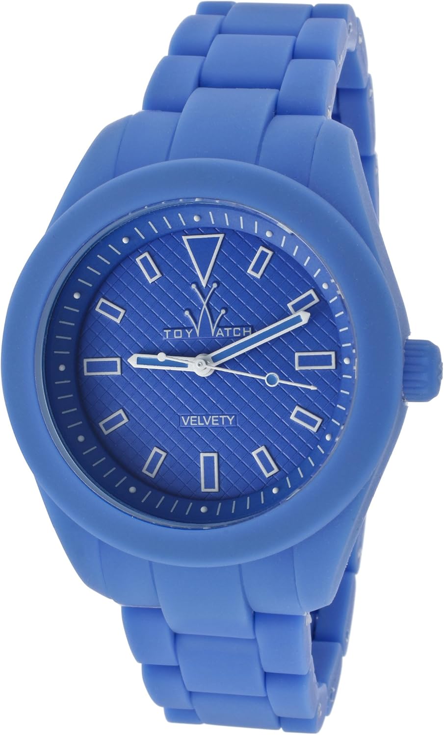 ToyWatch Women's Velvety Blue Dial Blue Silicone Watches