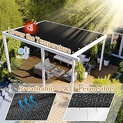 Shade&Beyond Customized Size 8' X 9' Shade Cloth