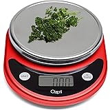 Ozeri ZK14-R Pronto Digital Multifunction Kitchen and Food Scale, Red