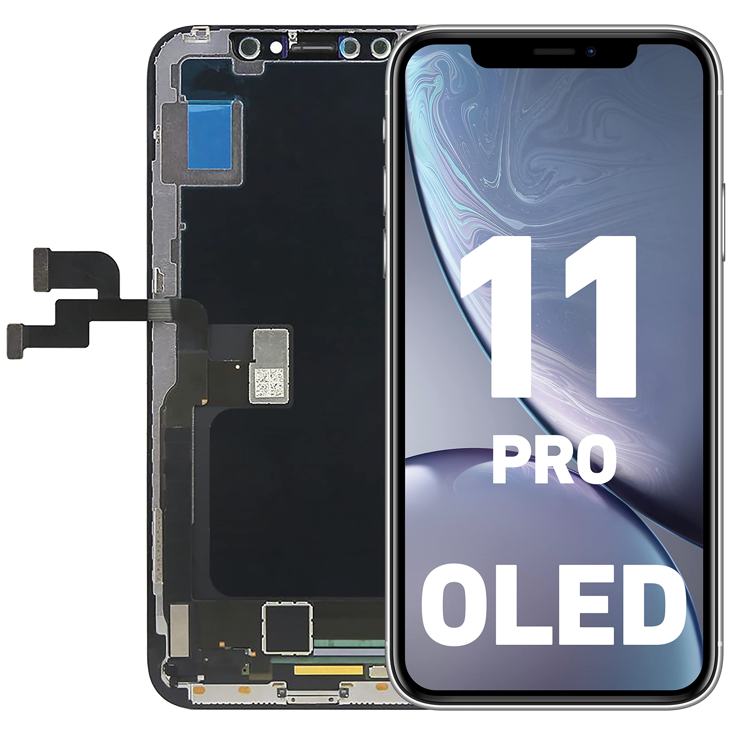 Vietus Screen for iPhone 11 Pro, Soft OLED Display Screen Replacement Toolkit