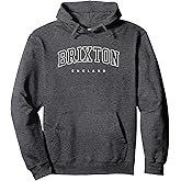 Brixton England UK Trendy Varsity Athletic Style Pullover Hoodie