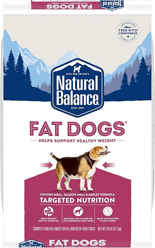 natural balance dog food fat dog