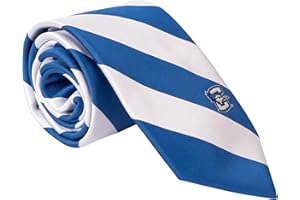 Desert Cactus Creighton University Tie CU Bluejays 100% Polyester with Logo Officially Licensed (Style A)