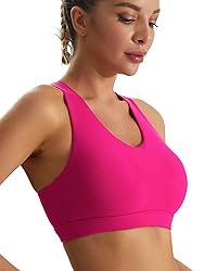 RUNNING GIRL Sports Bra for Women, Criss-Cross Back