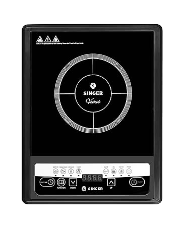 Singer Venus 1400-Watt Induction Cooktop (Black)