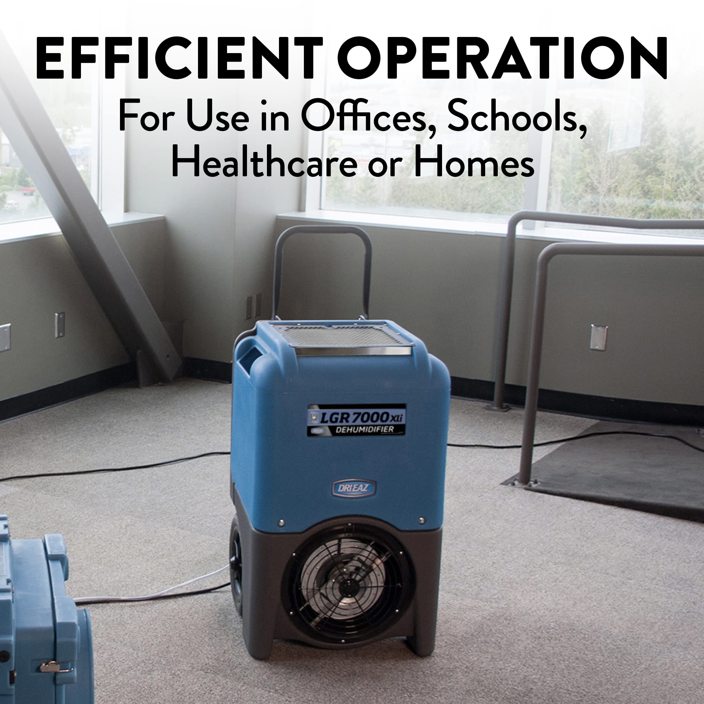 Dri-Eaz LGR 7000XLi Commercial Dehumidifier with Pump F412, 29 Gal, Industrial Dehumidifier
