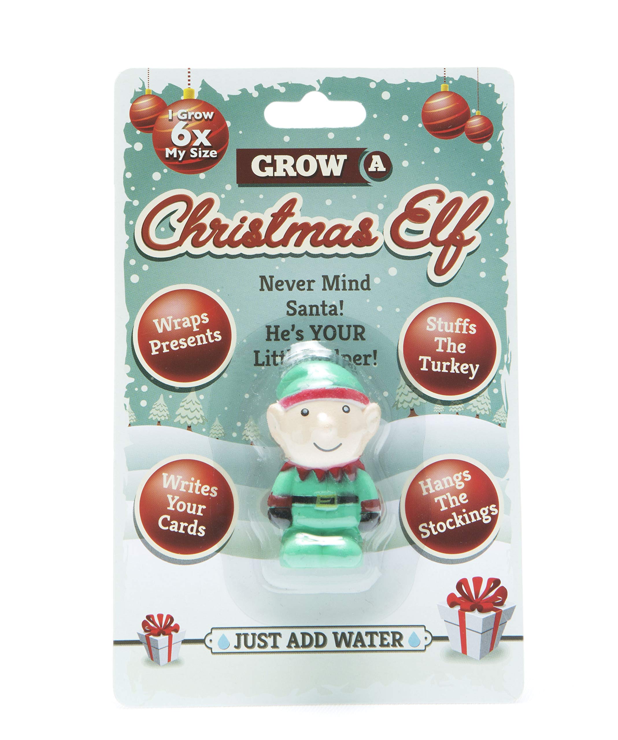 Boxer Gifts Grow A Magical Christmas Elf Toy | Just Add Water | Great Fun for Children | Perfect Kids Stocking Filler