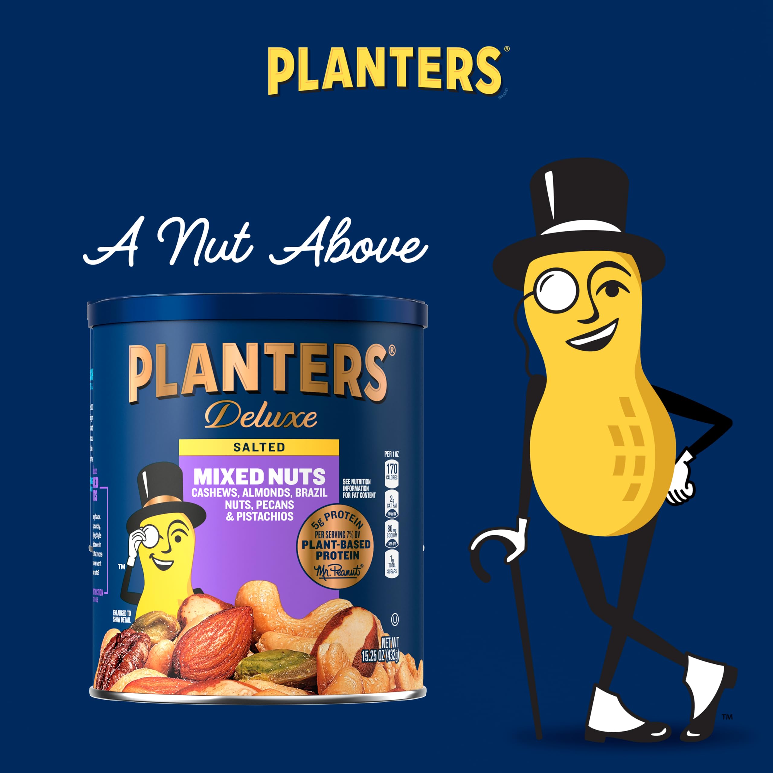 Mua PLANTERS Deluxe Mixed Nuts - Roasted Cashews, Almonds, Brazil Nuts ...