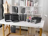 Exacompta Ecobin Waste Paper Bin 15 L 263x263x335mm Mouse Grey view 3