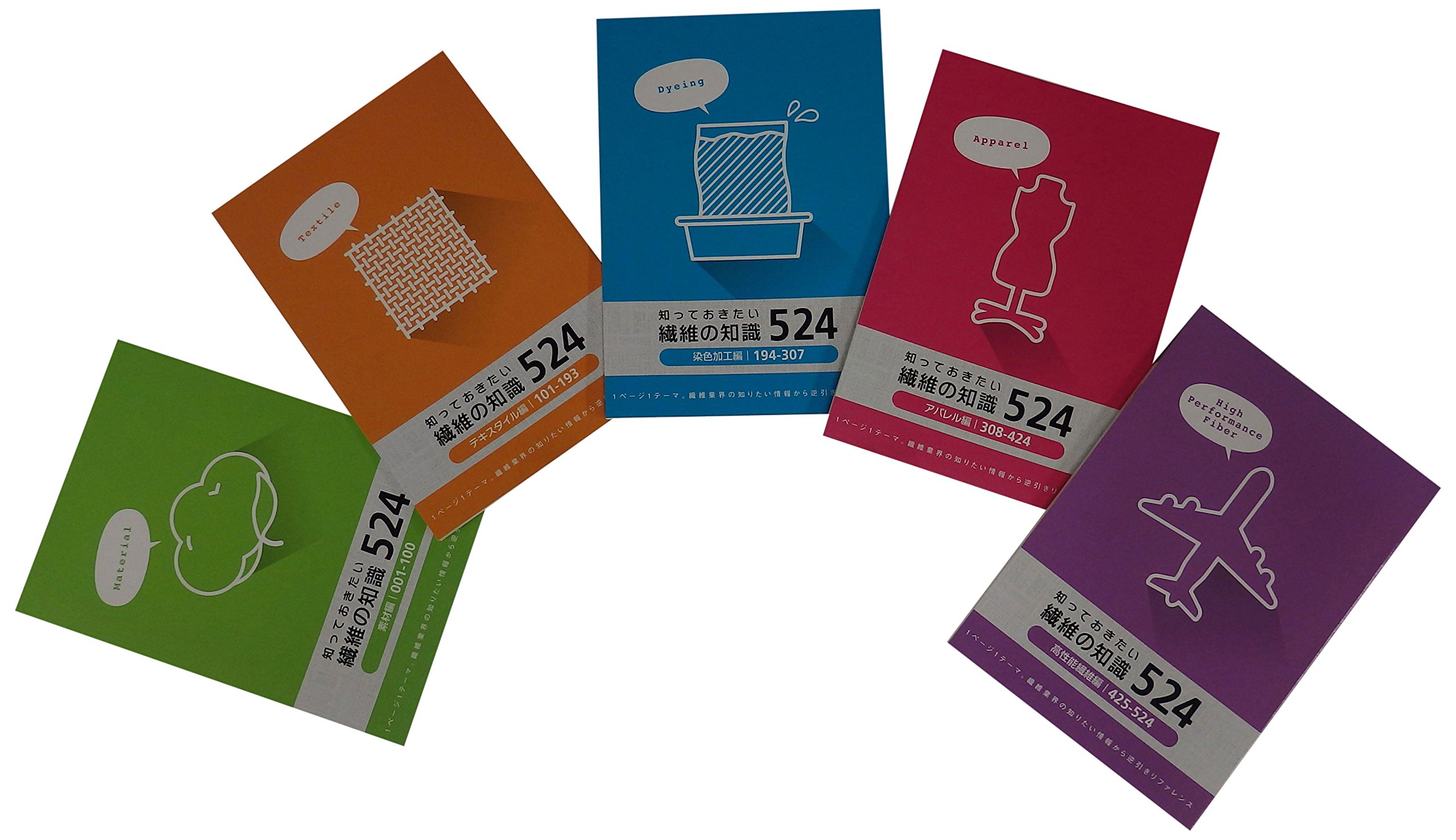 繊維情報の知識学習に役立つ書籍,資料紹介