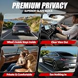 Vepagoo Universal Car Window Tint Film 5% VLT 6.1m x 50cm Roll Black view 2