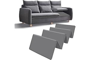 VERONLY Sofa Cushion Support - 17''x66'' MDF Board for Sagging Seat, Non-Slip Oxford Surface, Fit Most 3 Seat Couch - 1PC, Darkgrey