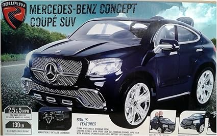 Amazoncom Rollplay Aria Child 12v Mercedes Coupe Ride On