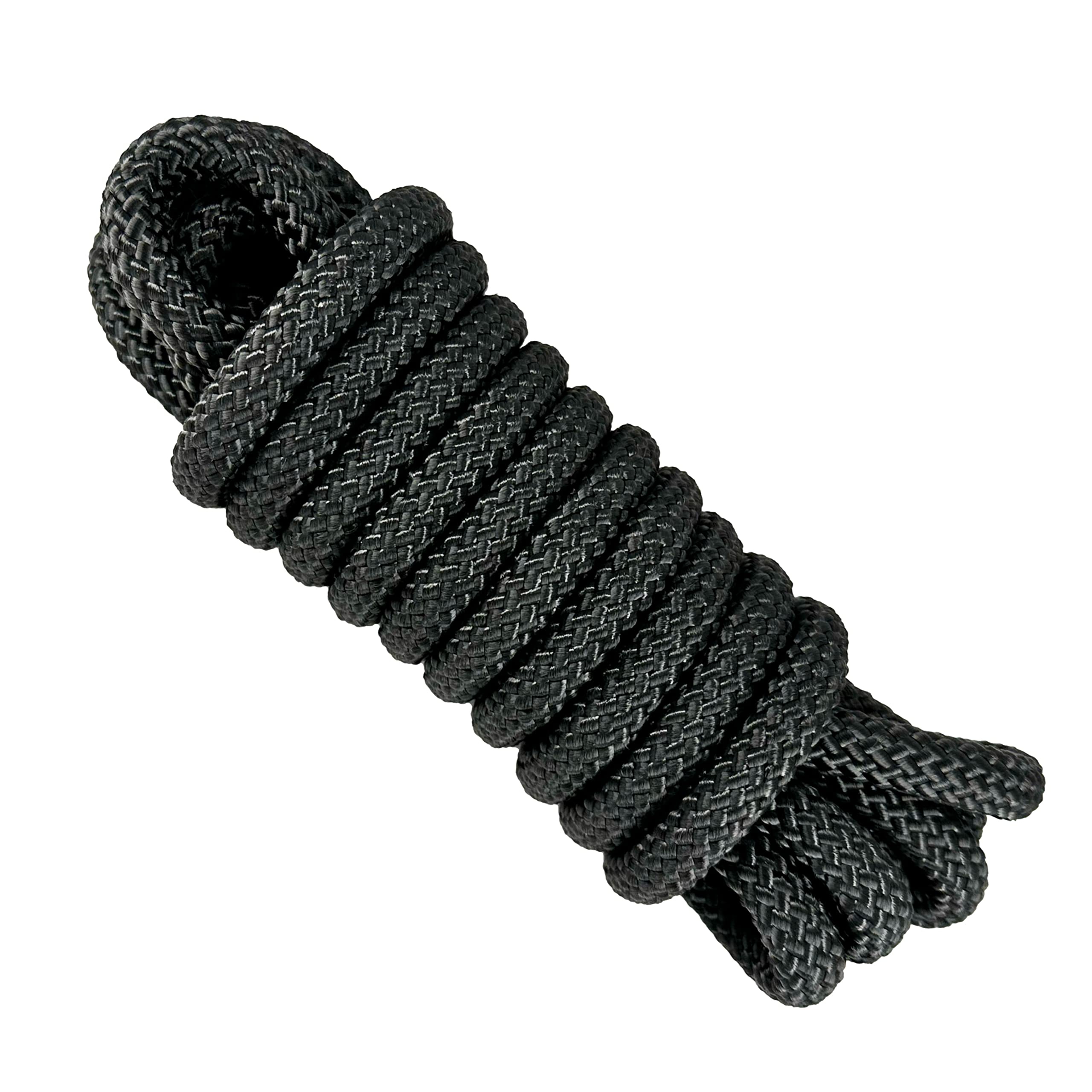 12mm High-Tenacity Polyester Rope. 5M. Black — image 1