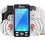 Tens Unit Plus 24 Rechargeable Electronic Pulse Massager Machine Multi Mode Device with All Accessories [New Model]