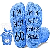 HAPPYPOP Birthday Gifts - Bday Socks for 51 52 53 54 55 56 57 58 59 60 Year Old Women Men