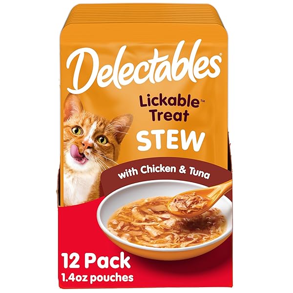 HARTZ DELECTABLES STEW LICKABLE WET CAT TREATS FOR...