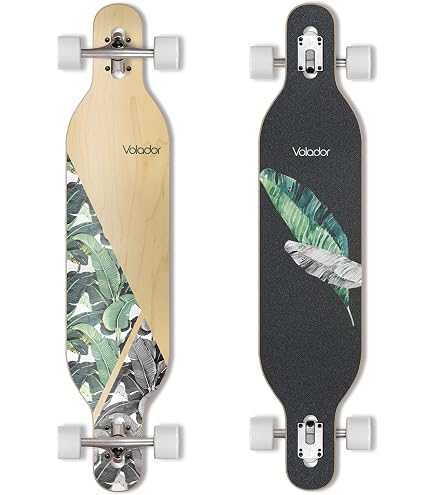 Longboard Skateboard SKATRO Drop Through - 104,1 Cm, Roues 70 Mm, Roulements ABEC 9 - Inclut Outil En T