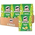 Pringles Mingles Puffed Snacks, Dill Pickle and Ranch, Salty Snacks (6 Bags)