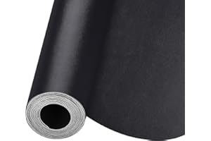 SOYUNA Leather Repair Patch Tape, Self Adhesive Leather Repair kit for Furniture, Leather Patches for Couch,Car Seat,Motorcycle seat,Loveseat (Black-Fine Grain, 17X79 Inch)