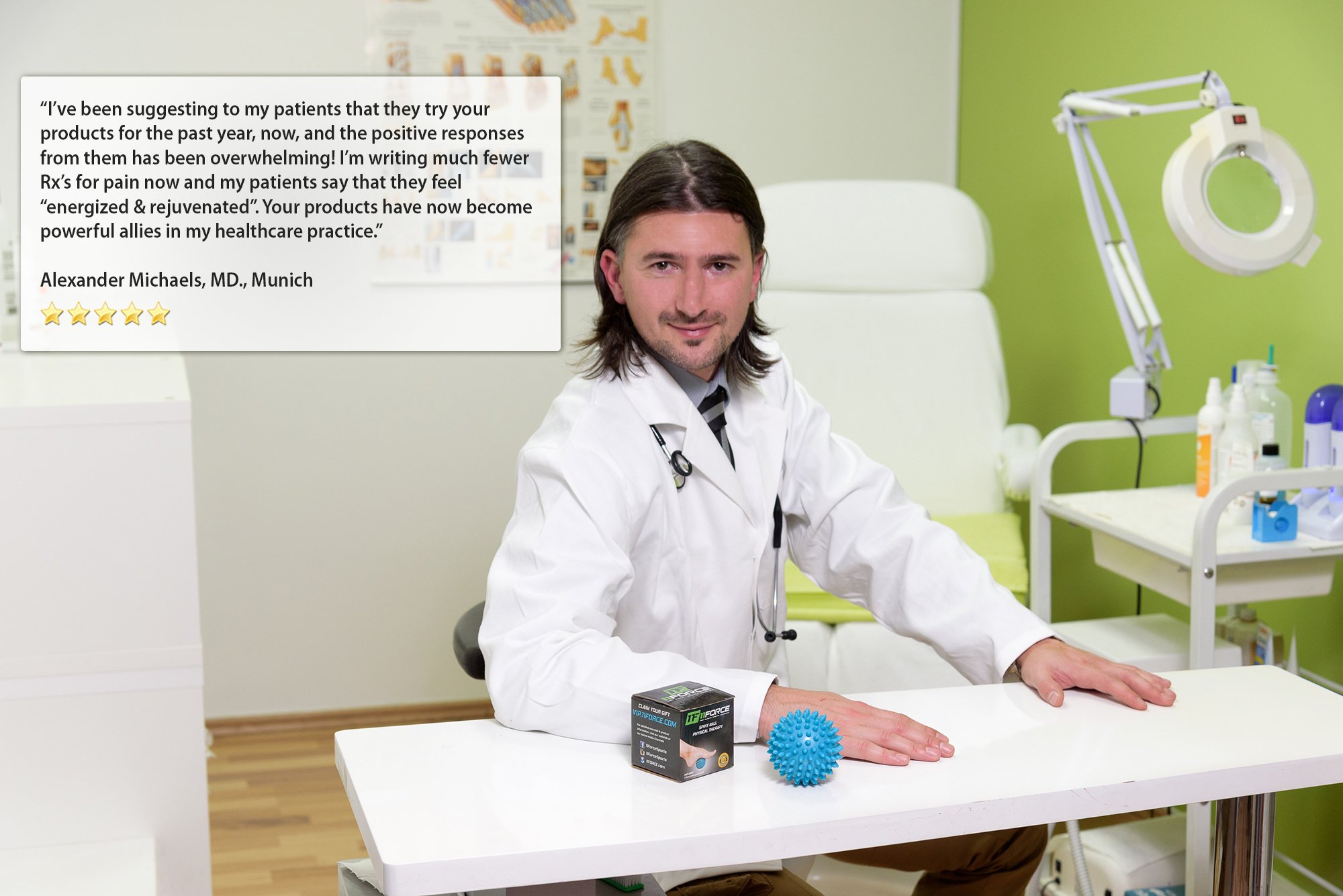 PREMIUM Massage Balls by 11FORCE, Physical Therapy Equipment Lacrosse & Spiky Ball, Plantar Fasciitis Treatment Tools, Myofascial Release, Acupressure, Foot Trigger Points, Set or Single, FREE EBOOK