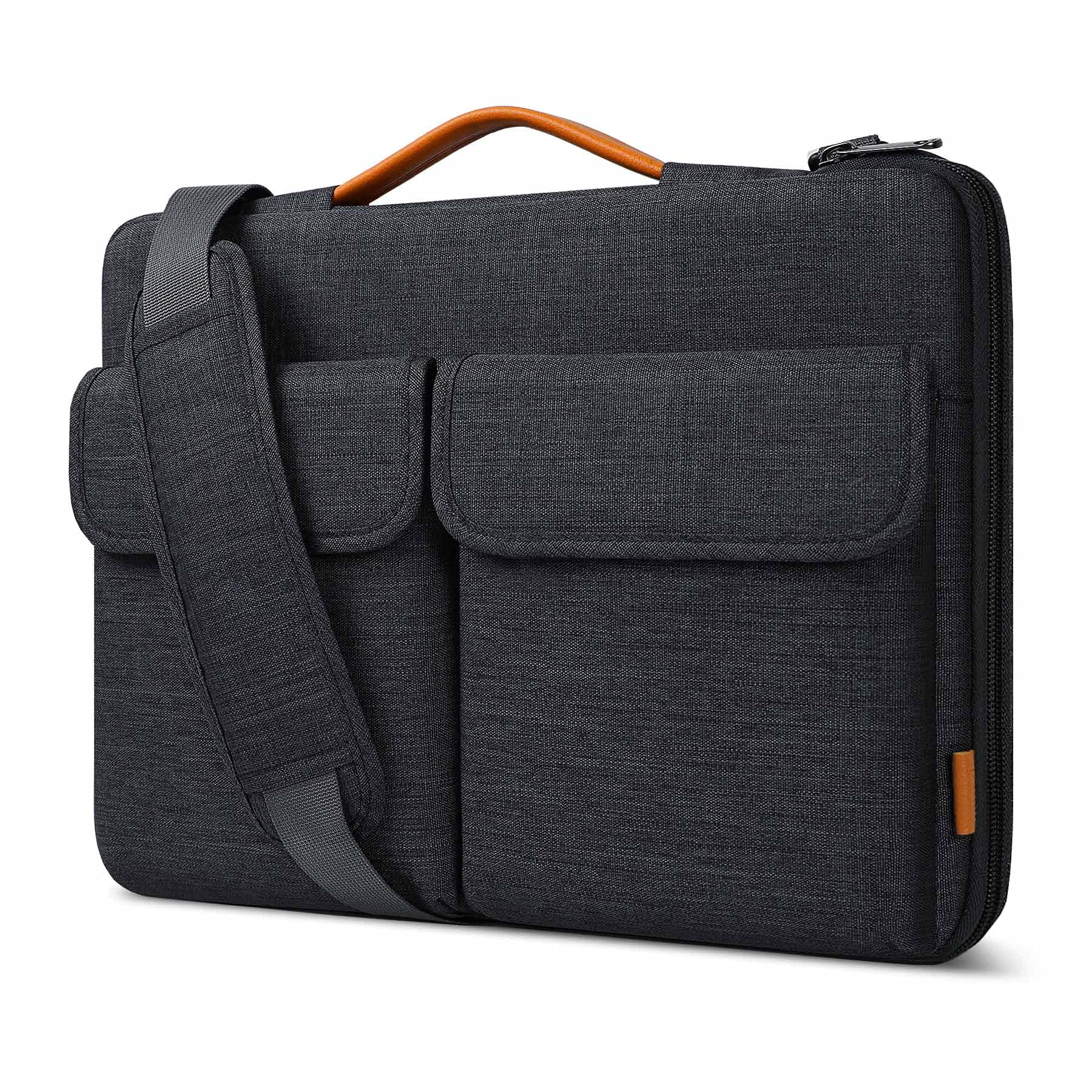 Inateck 360° Protection 14 inch Laptop Shoulderbag Sleeve Compatible with 15.3 MacBook Air M5/A3448, M4/A3241,M3/A3114 2026-2024, 14 Chromebook Notebook, Matebook D14, 14.4 Surface Laptop Studio