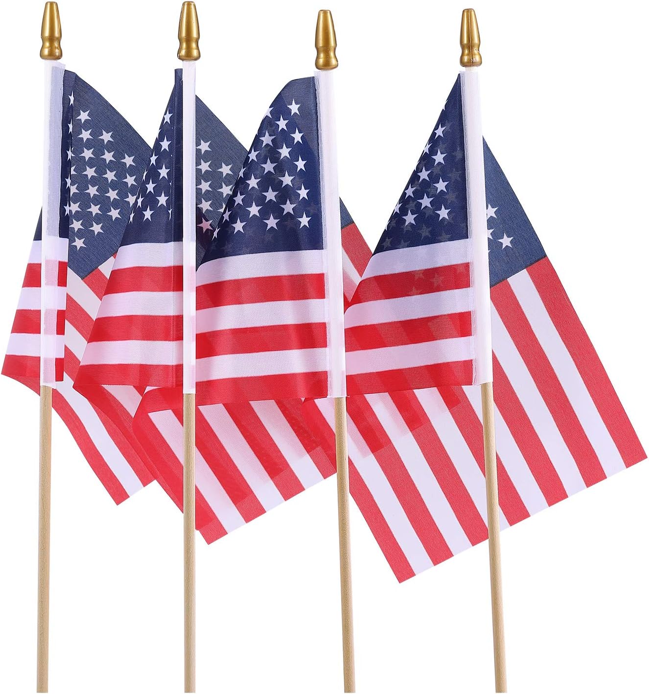 Amazon Small American Flags On Stick Perfect For July 4th