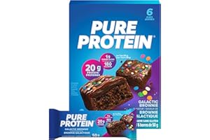 Pure Protein Bars - Nutritious, Gluten Free bar, made with Whey protein blend - low sugar, protein snack. Deliciously satisfy