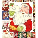 FLONZ Christmas Fairy Vintage Paper Pack - 18 Sheets 25x25cm For Scrapbooking & Crafts