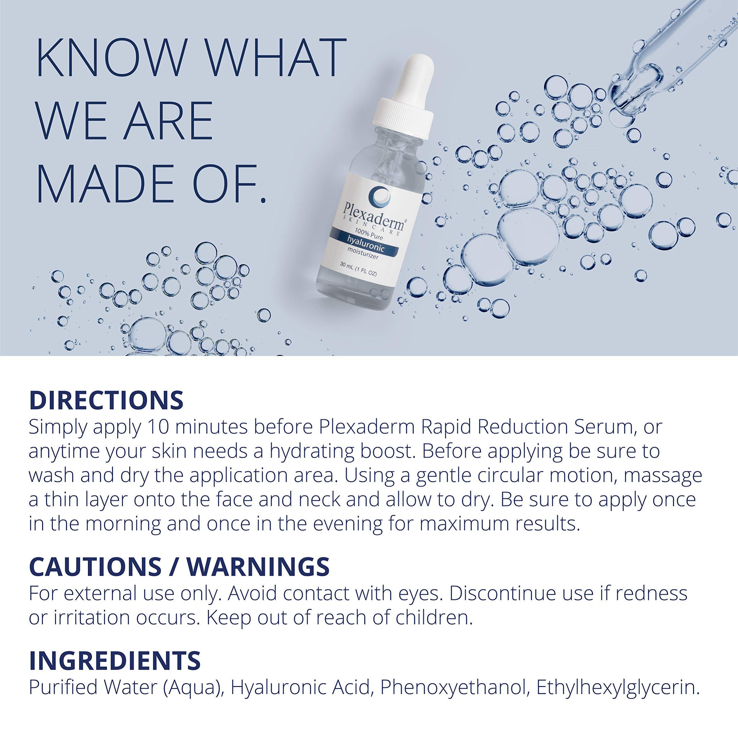 Plexaderm Hyaluronic Moisturizer Buy Online in Canada at canada