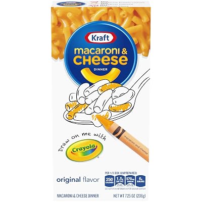 Kraft Macaroni &amp;amp; Cheese, Original Flavor, 7.25 oz Pack of 24