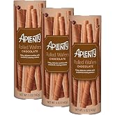 Amazon Brand, Aplenty Chocolate Rolled Wafers, 5 Oz (Pack of 3)