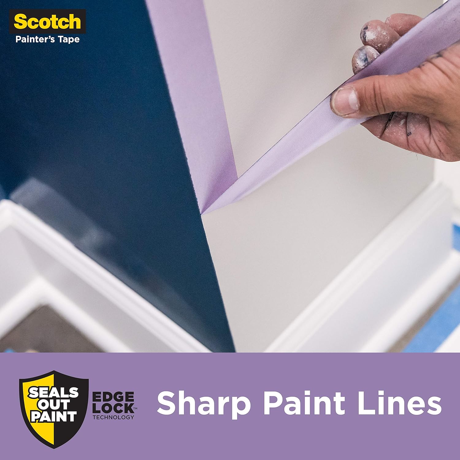 Scotch Delicate Surface Painter's Tape, 1.88 inches x 60 yards, 2080, 1 Roll: Home Improvement