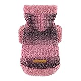 Fitwarm Fuzzy Dog Sweater, Knitted Winter Dog
