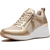 Viscozzy High Heel Wedge Sneakers for Women