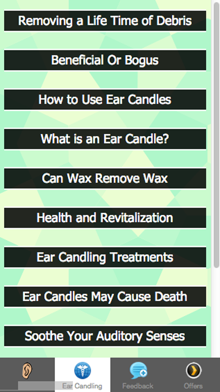 Ear Candling - Health and Revitalization