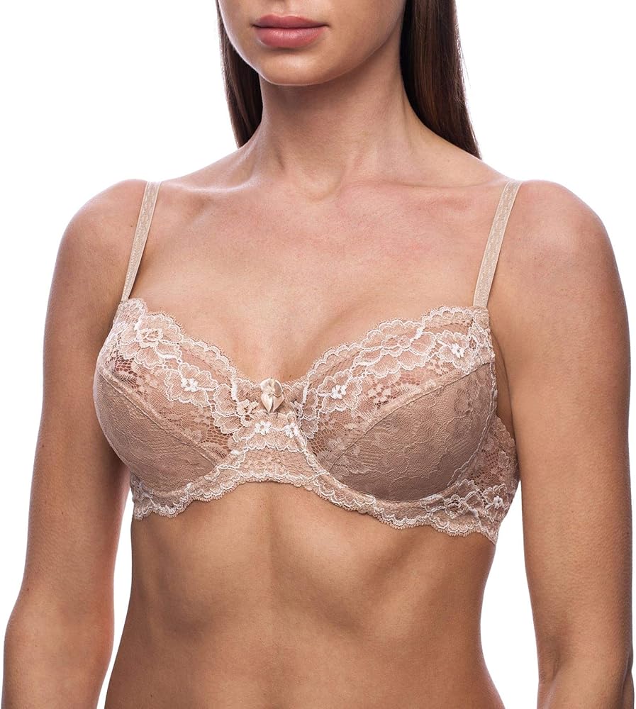 unlined lace bra plus size