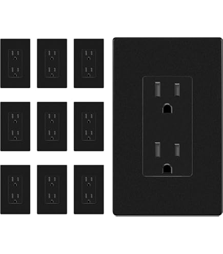 TOPGREENER 4.2A Dual Type C&A USB Wall Outlet, Charging Power