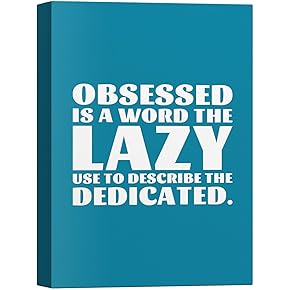 SIGNWIN Canvas Wall Art Obsessed is A Word...