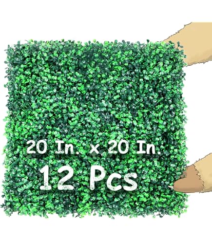 Amazon.com: HEDGE MAZE Grass Wall Panels 12pc 20