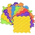 Adnee 10pcs Massage Game Mat- Anti-Slip Sensory Mat -Massage Puzzle Floor Mats Carpet for Kids and Adult