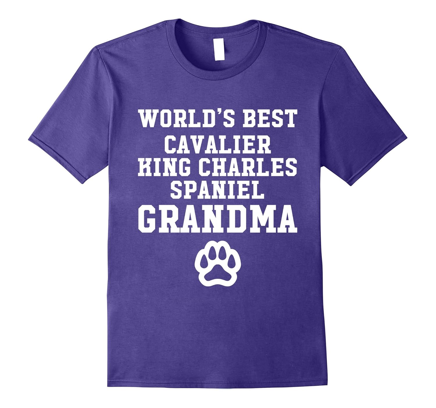 Best Cavalier King Charles Spaniel Grandma Dog T-Shirt-ANZ