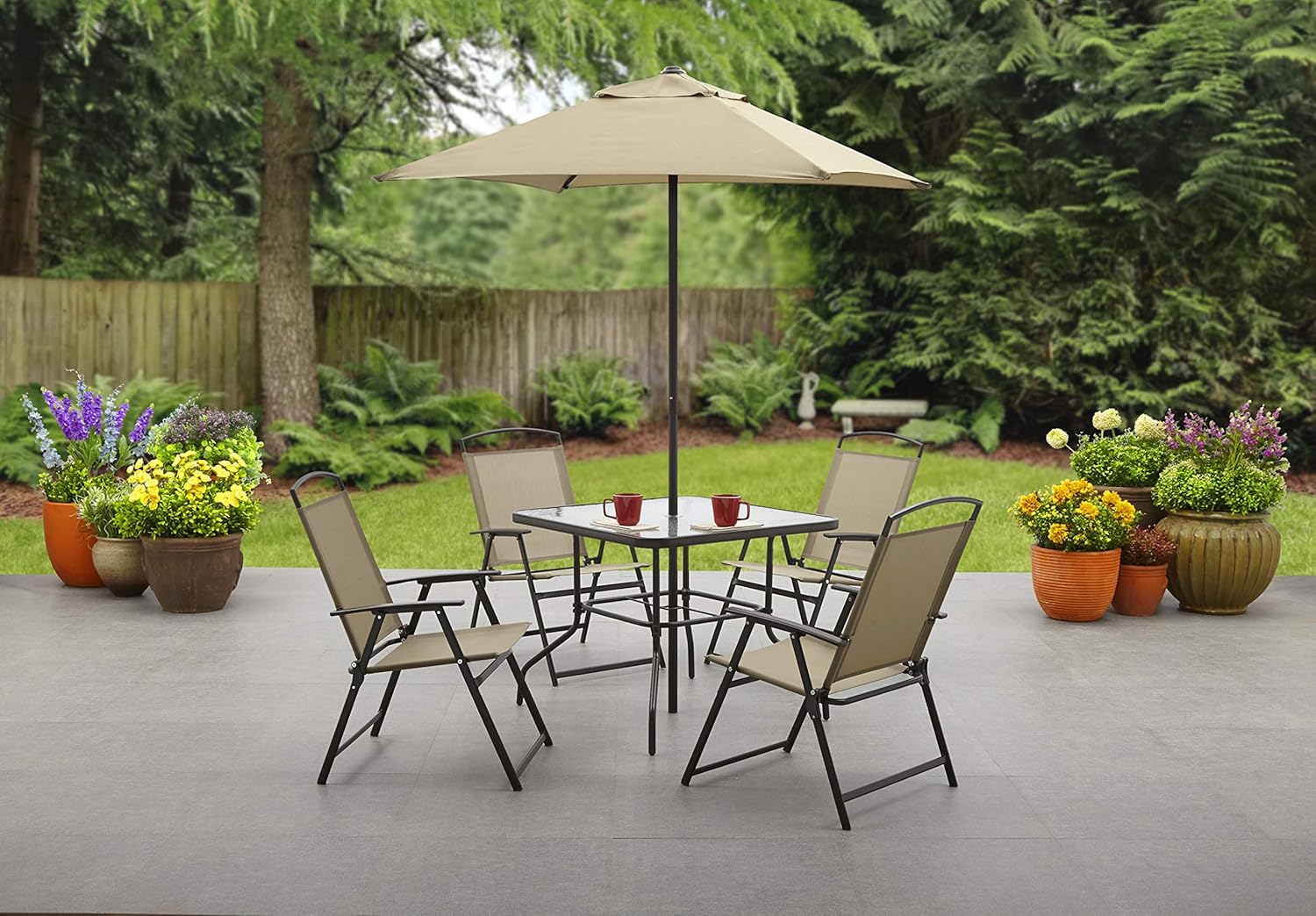 mainstays powder coated resin umbrella base